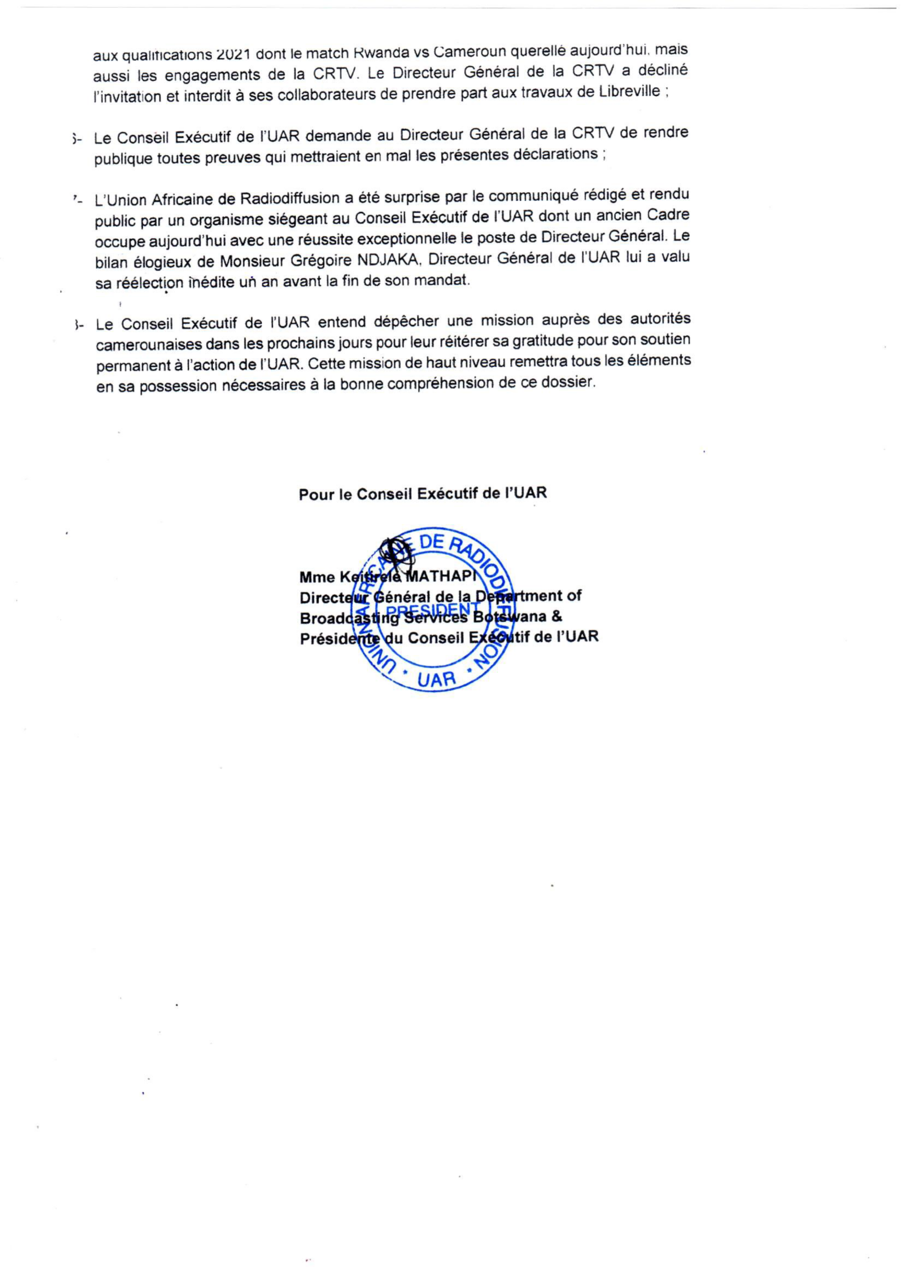 Communiqué de presse UAR page 2